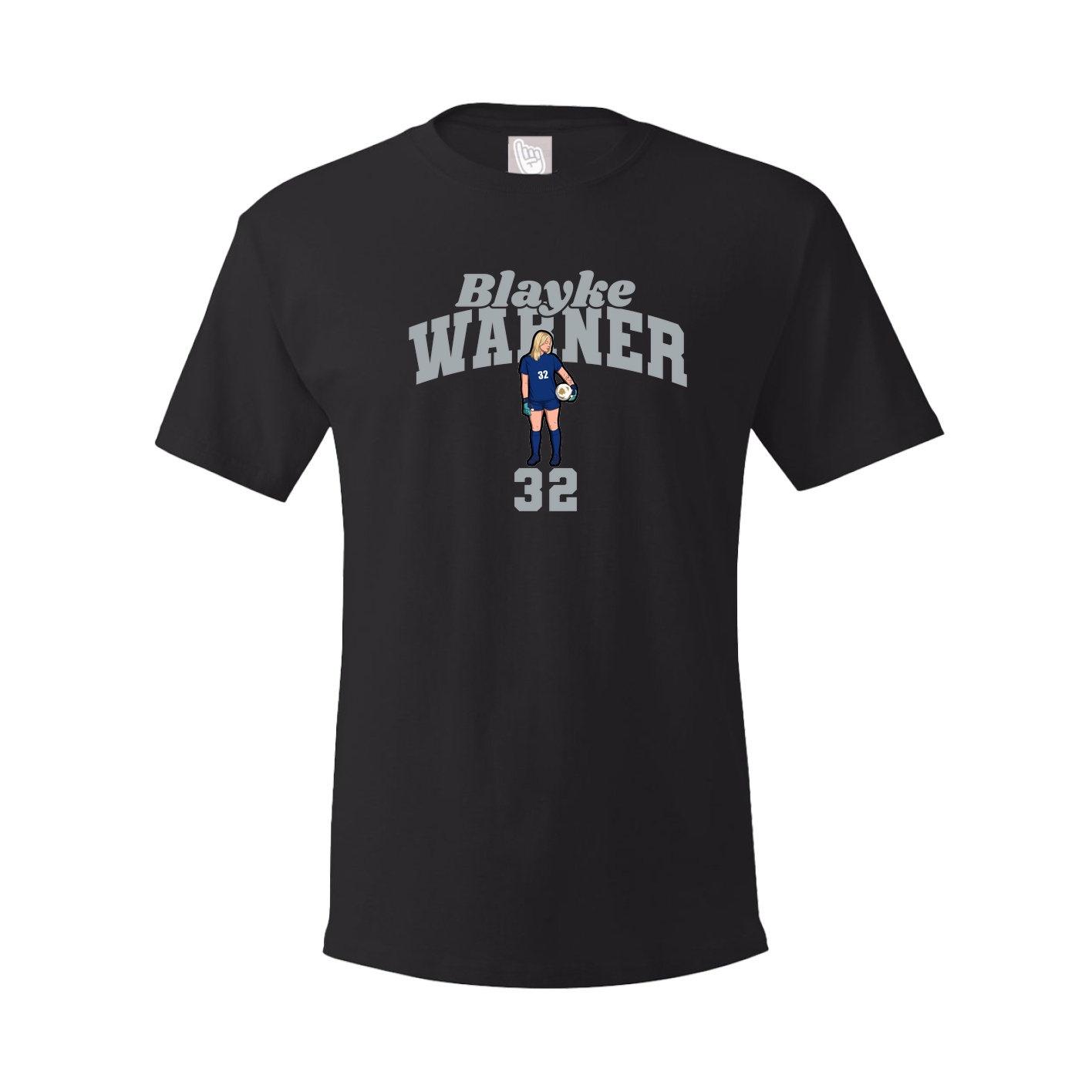 Youth Tee — Signature Arch in Black