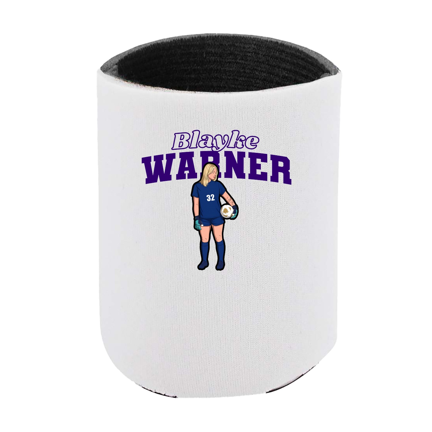 Can Holder — Name Arch in White
