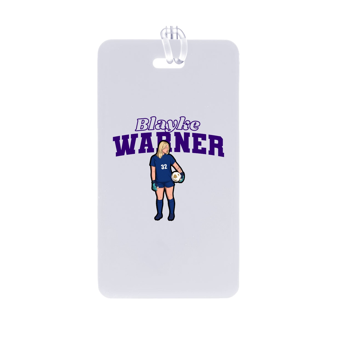 Bag Tag — Name Arch in Classic