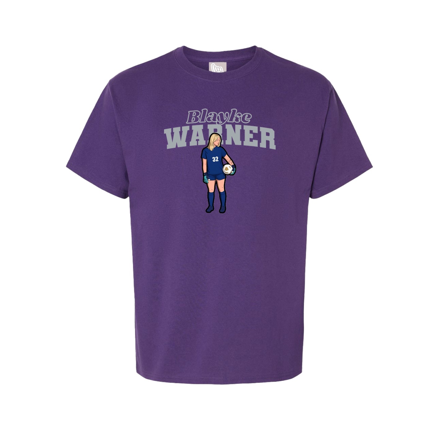 Tee — Name Arch in Purple