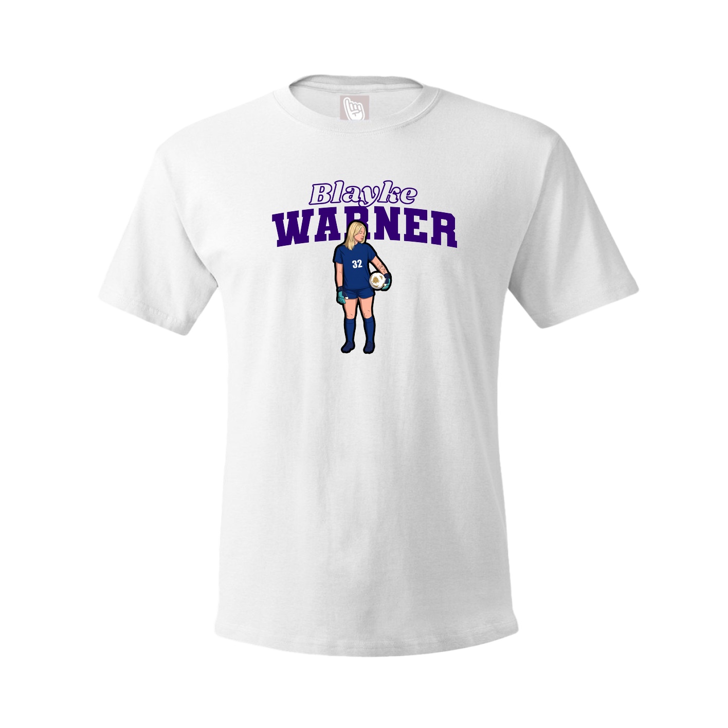 Tee — Name Arch in White