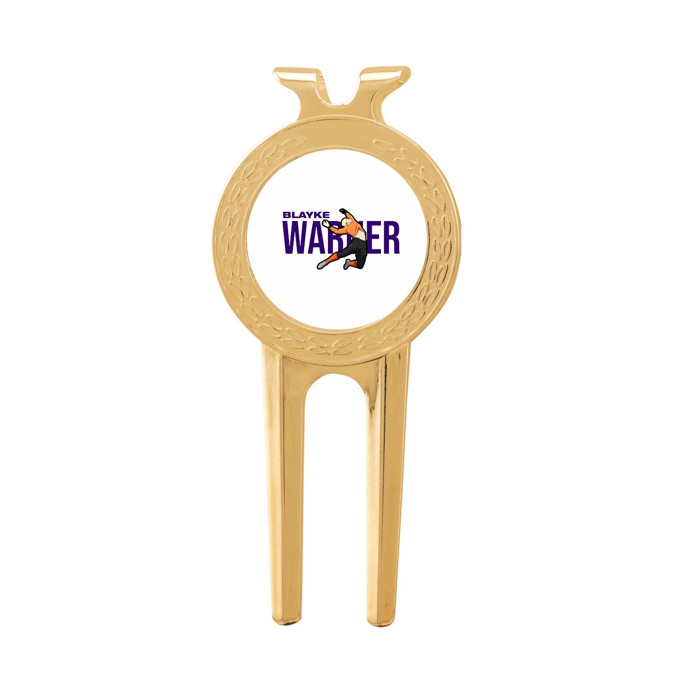 Divot Tool with Ball Marker — Player Name in Classic
