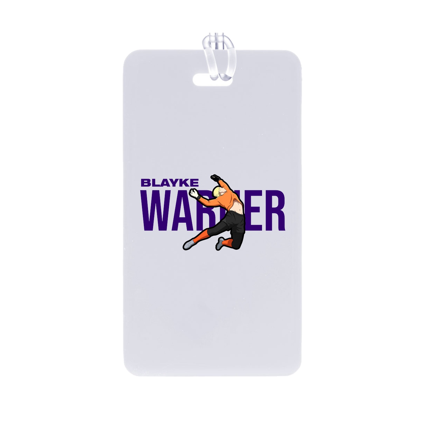 Bag Tag — Player Name in Classic