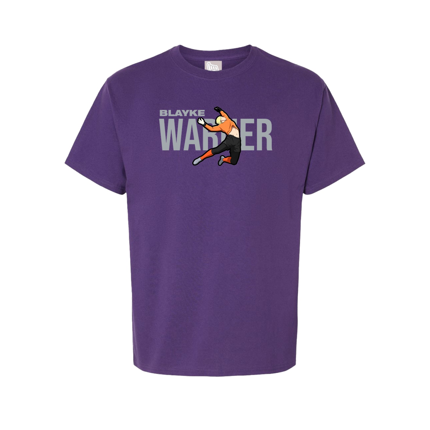 Youth Tee — Player Name in Purple