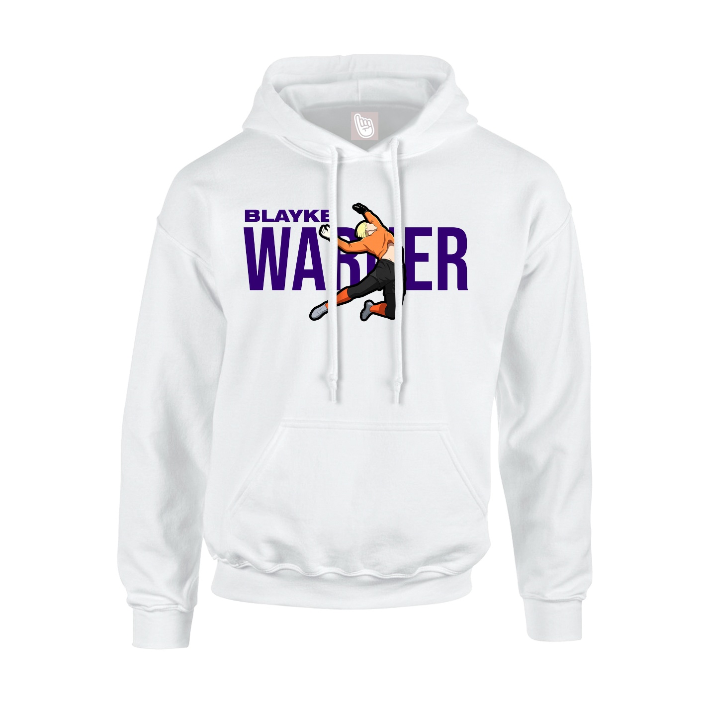 Hoodie — Player Name in White