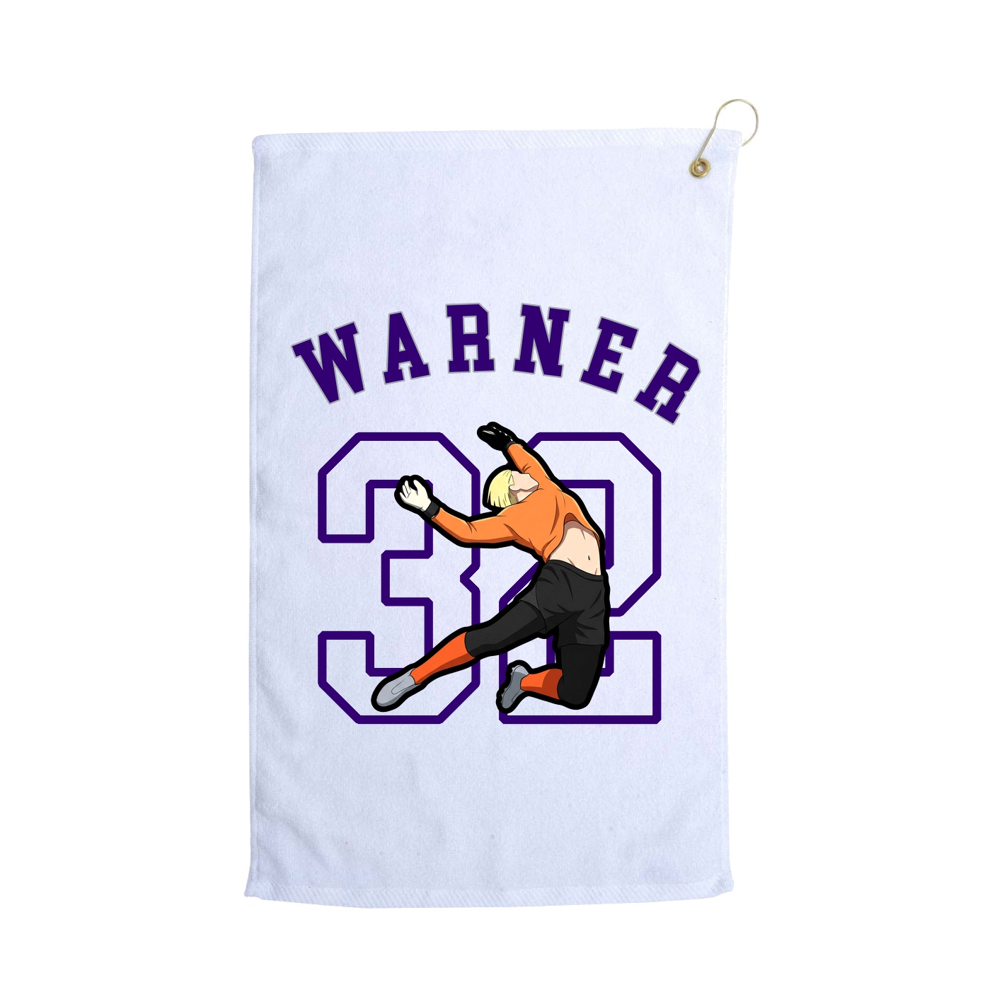 Golf Towel — Shirsey Arch in White
