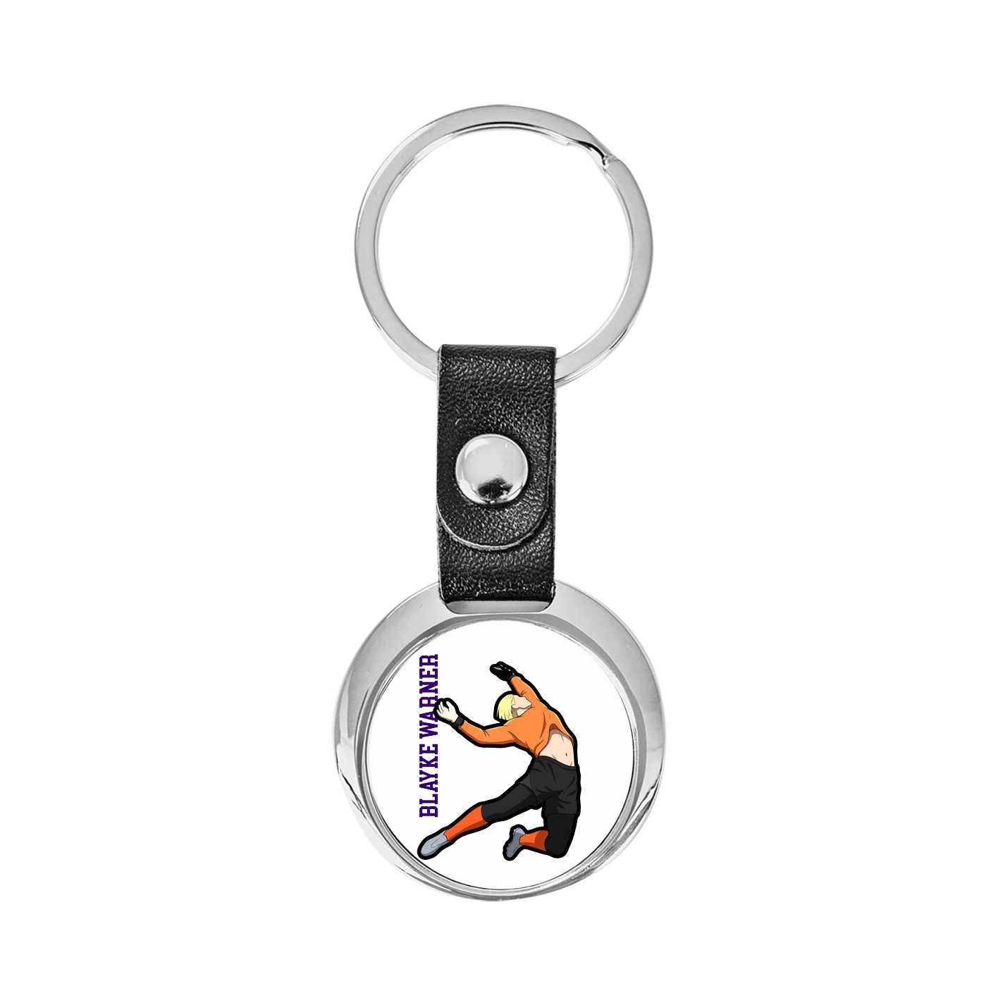Key Chain — Name Vertical in Classic