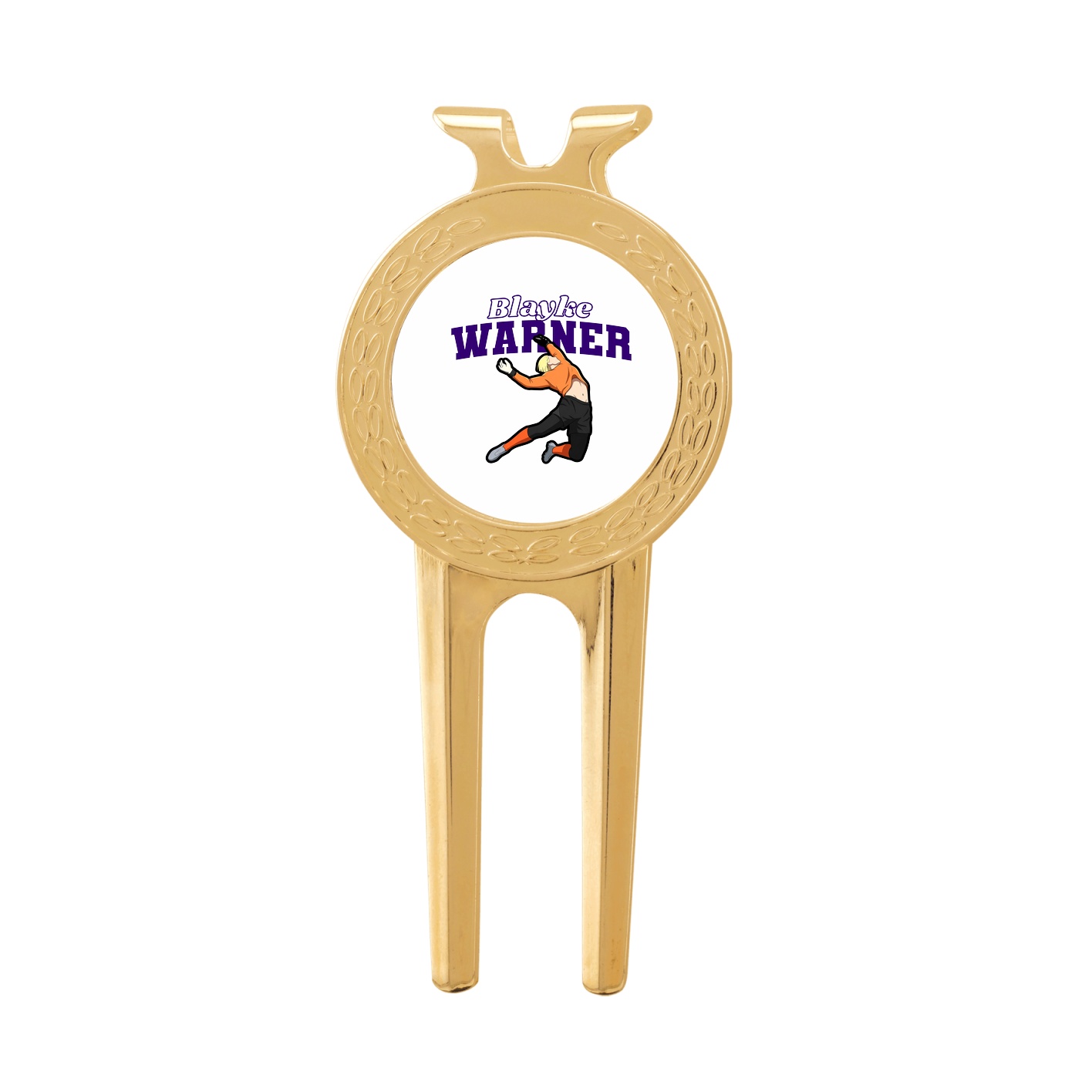 Divot Tool with Ball Marker — Name Arch in Classic