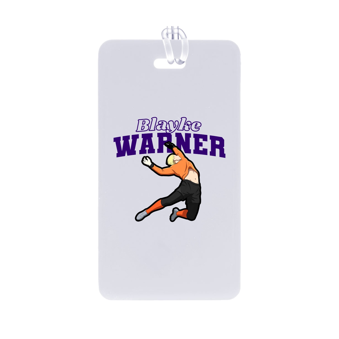 Bag Tag — Name Arch in Classic