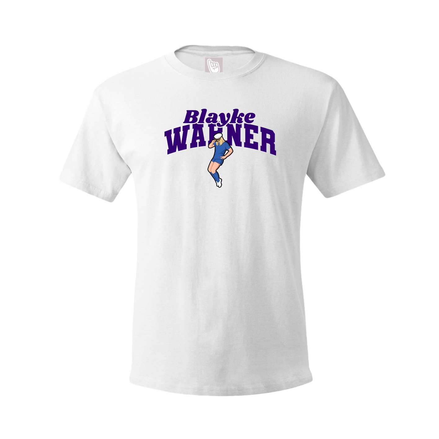 Youth Tee — Signature Arch in White