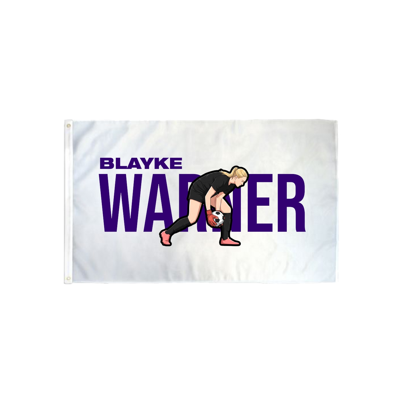 3x5 Flag — Player Name in Classic