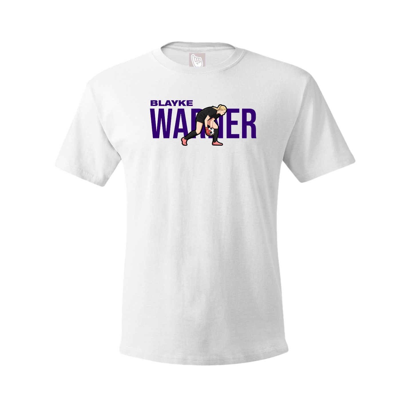 Youth Tee — Player Name in White