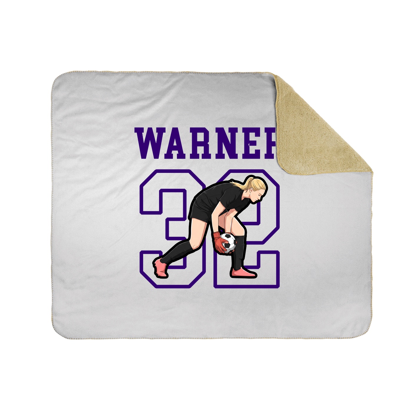 Throw Blanket — Shirsey in White