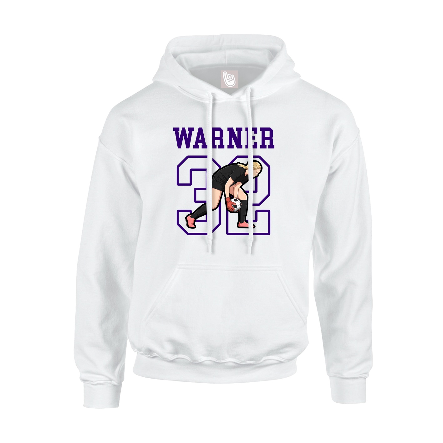Hoodie — Shirsey in White