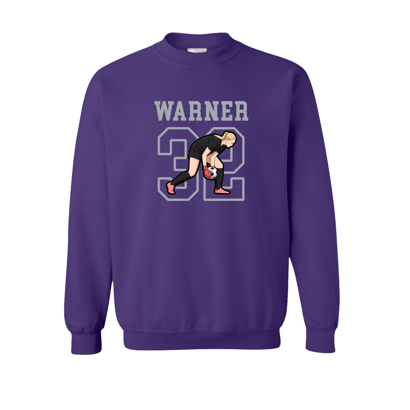Fleece Crew — Shirsey in Purple