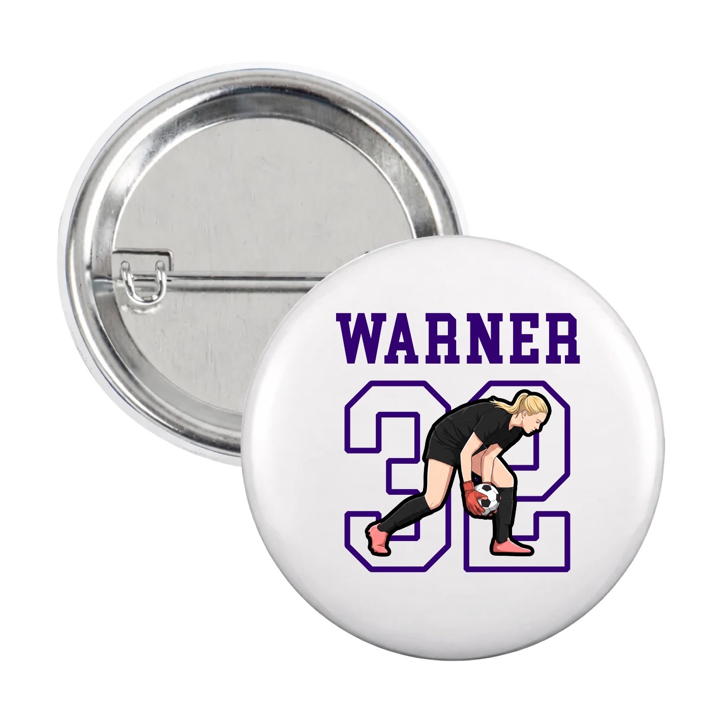 Game Day Button — Shirsey in White