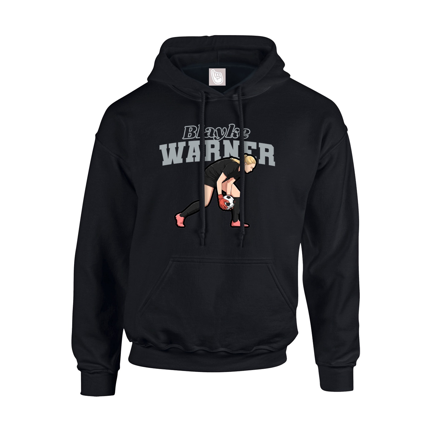 Hoodie — Name Arch in Black