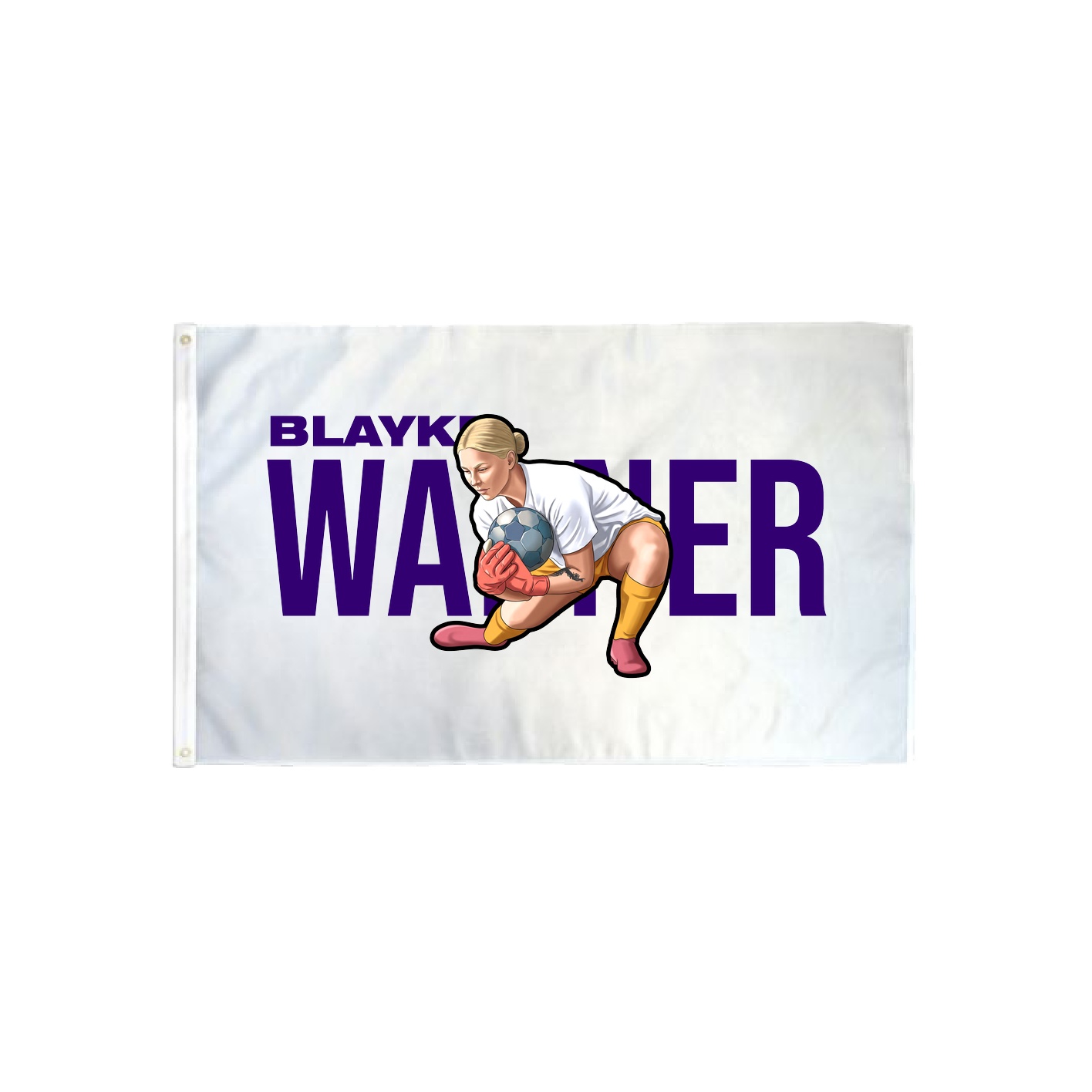 3x5 Flag — Player Name in Classic