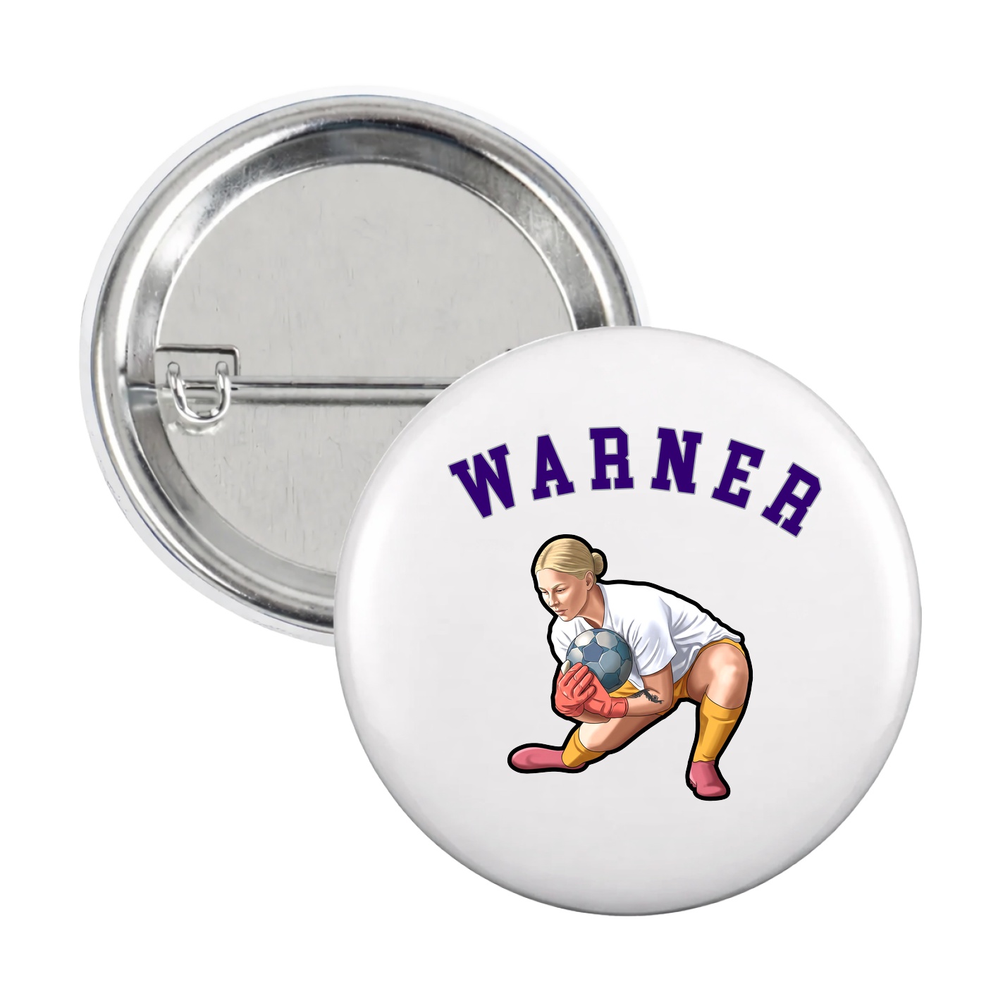 Game Day Button — Shirsey Arch in White