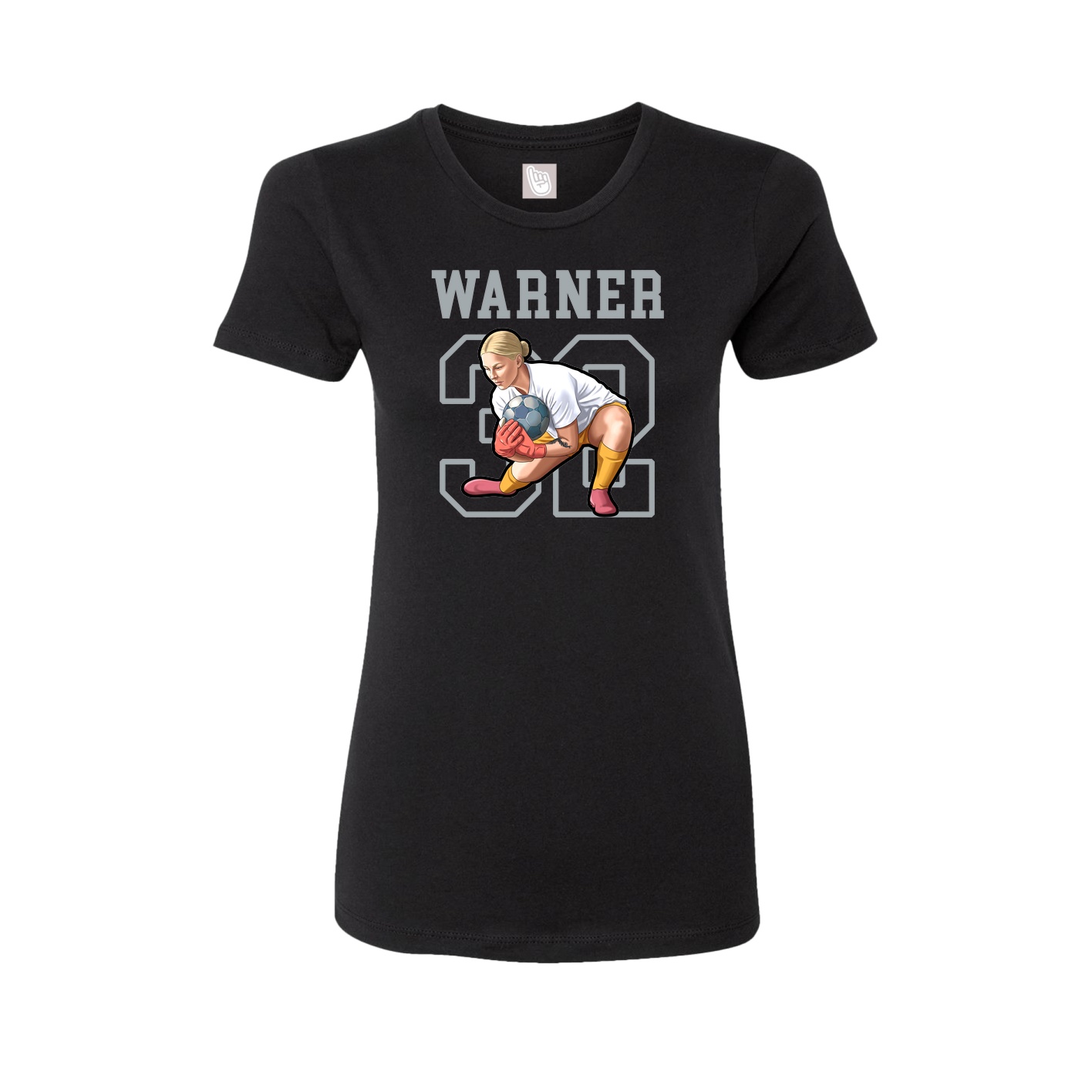 Fitted Women's Tee — Shirsey in Black