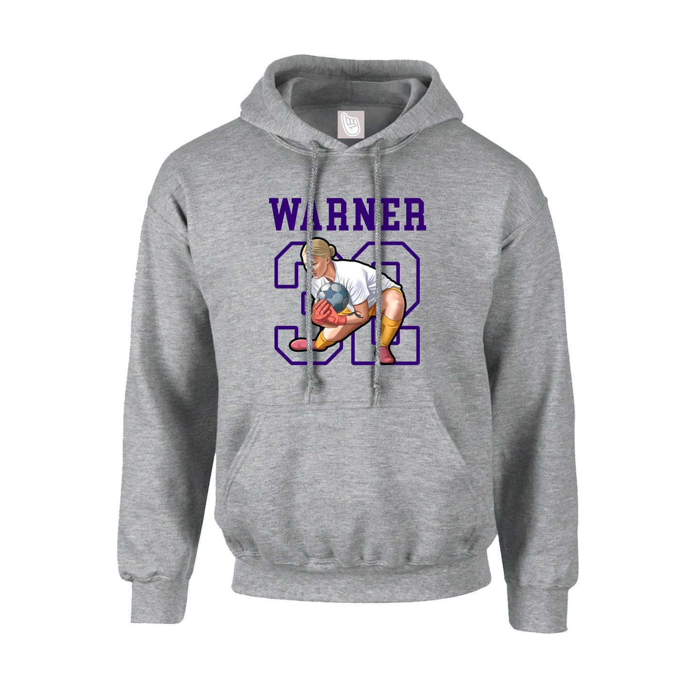 Hoodie — Shirsey in Grey