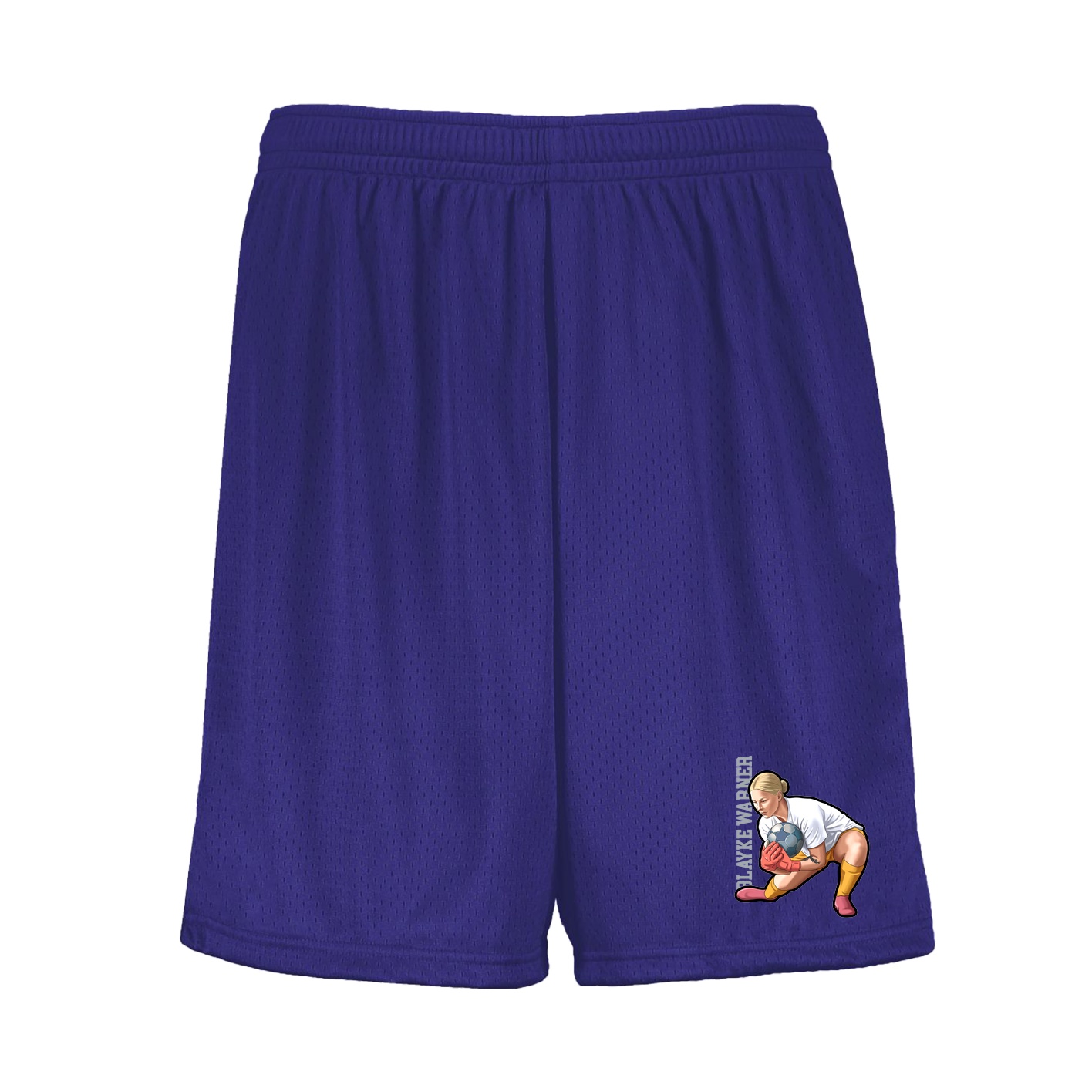 Shorts — Name Vertical in Purple