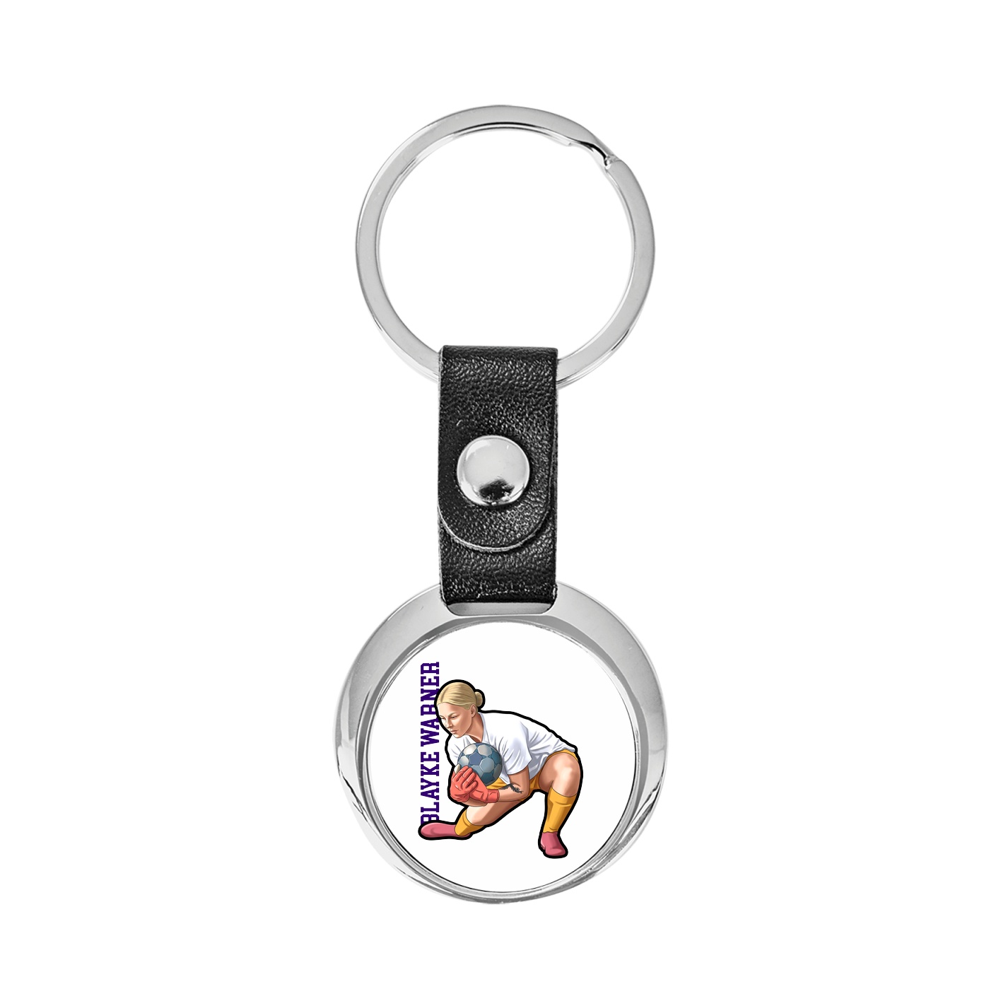 Key Chain — Name Vertical in Classic
