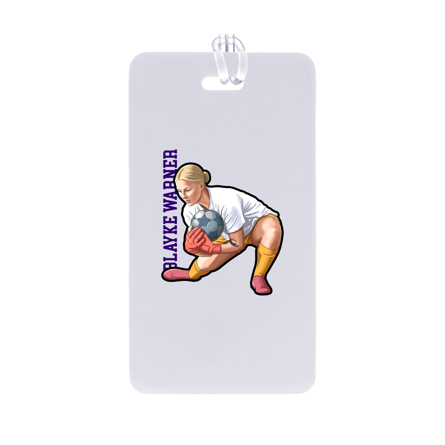 Bag Tag — Name Vertical in Classic
