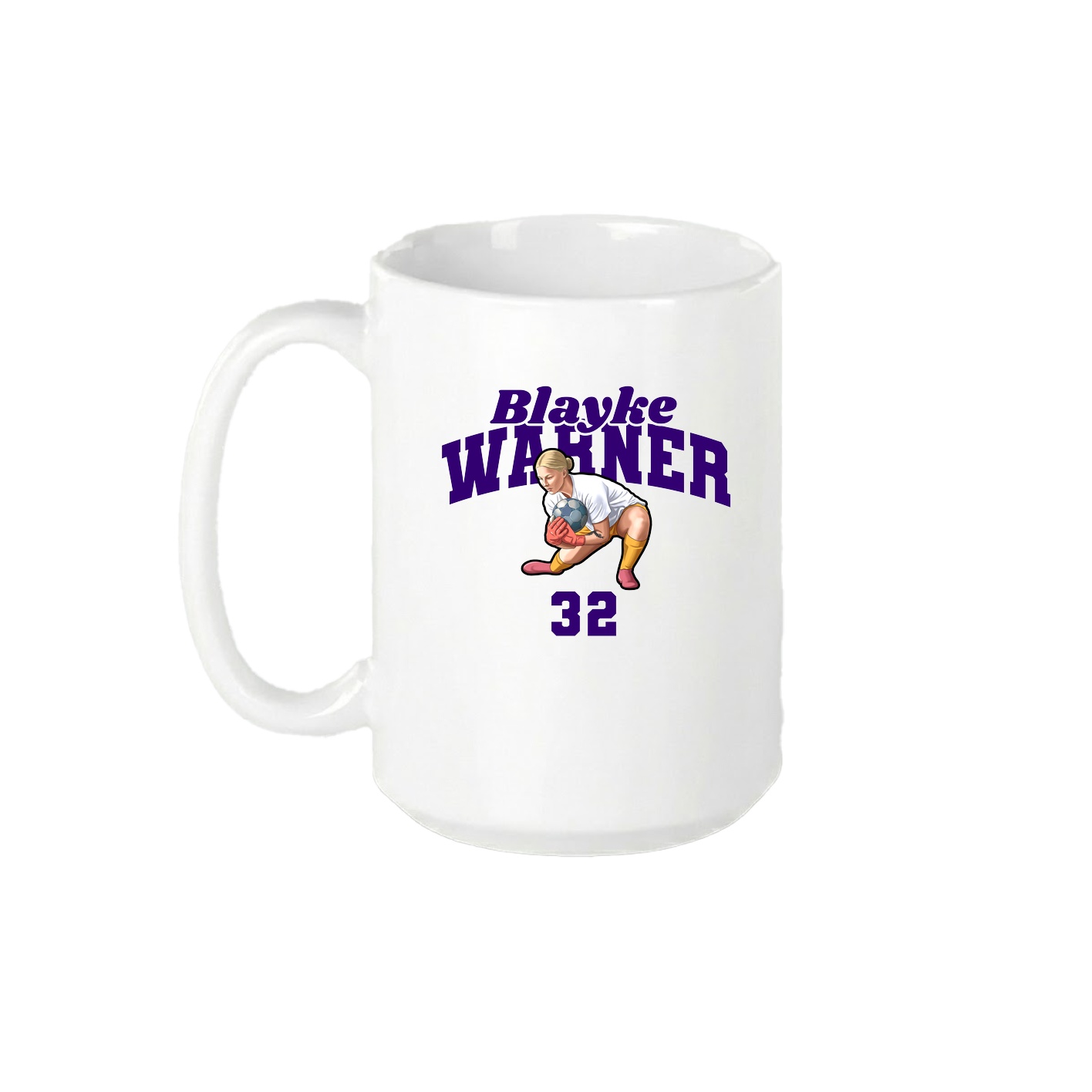 15oz Coffee Mug — Signature Arch in White