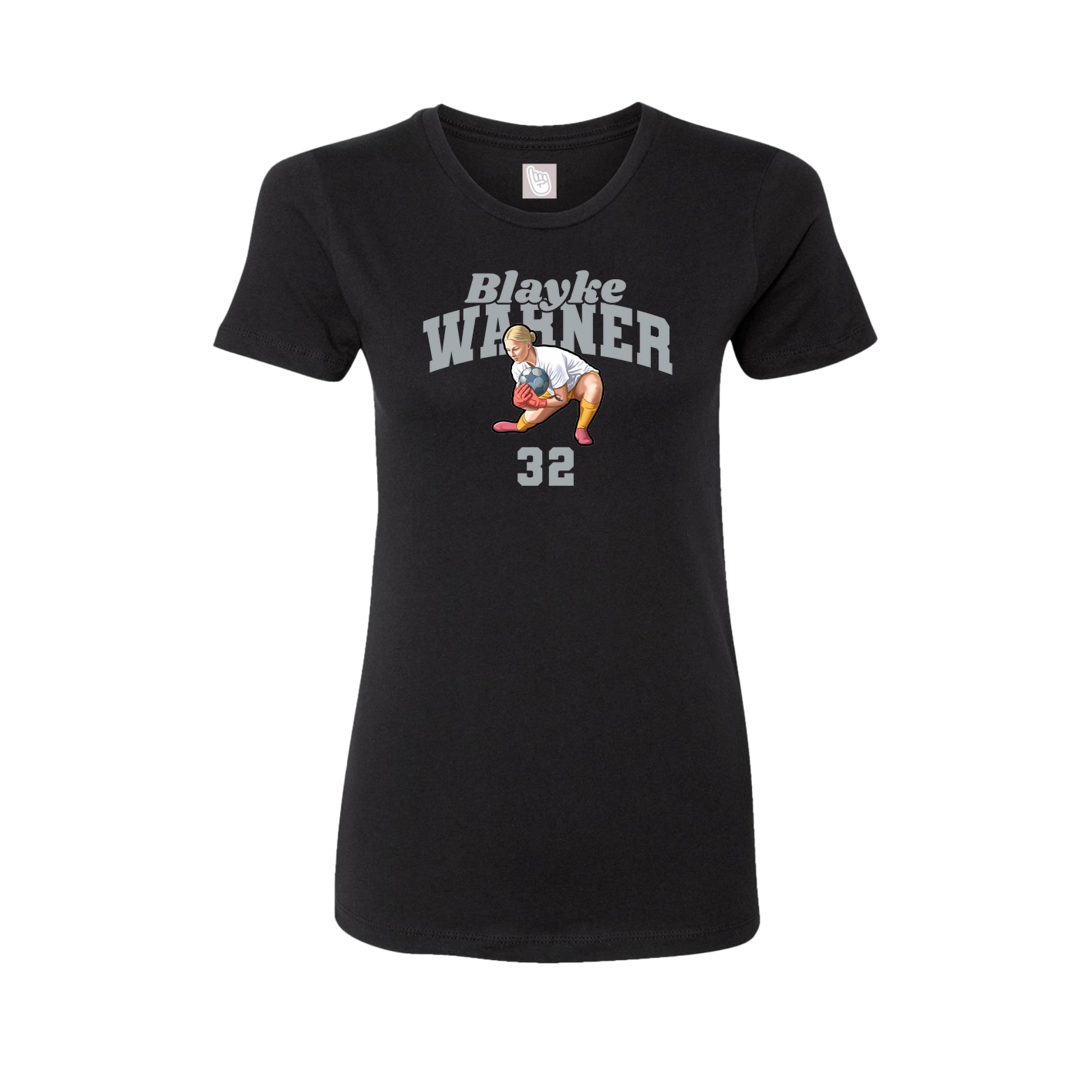 Womens Tee — Signature Arch in Black