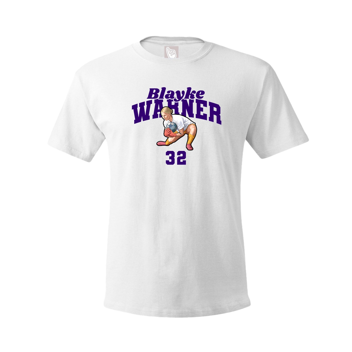 Youth Tee — Signature Arch in White