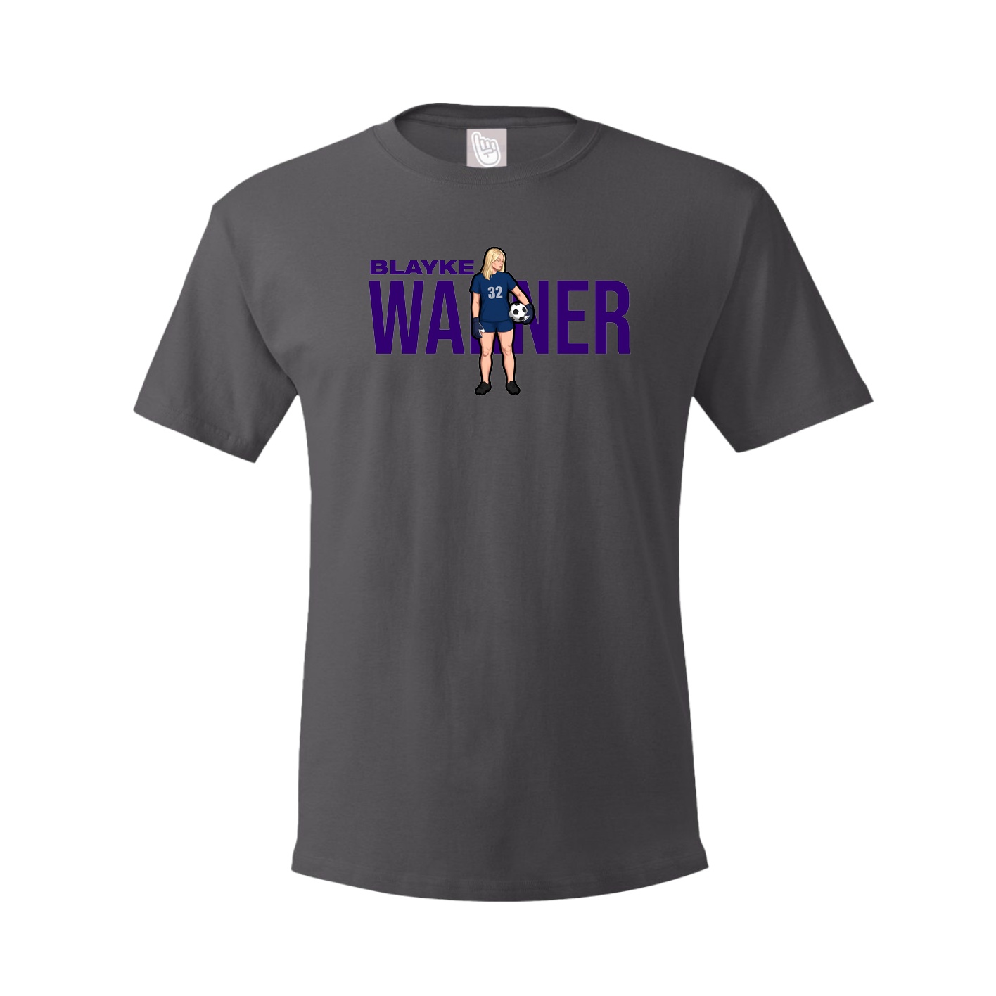 Tee — Player Name in Grey