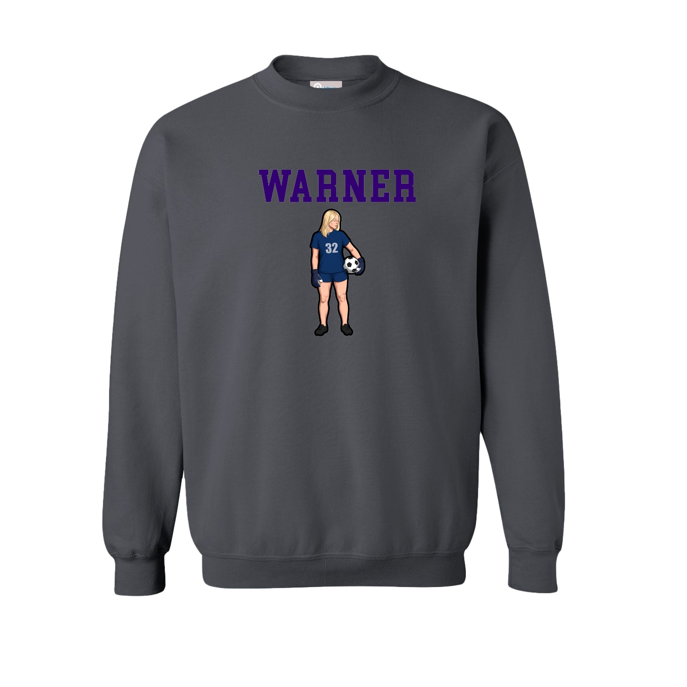 Fleece Crew — Shirsey in Grey