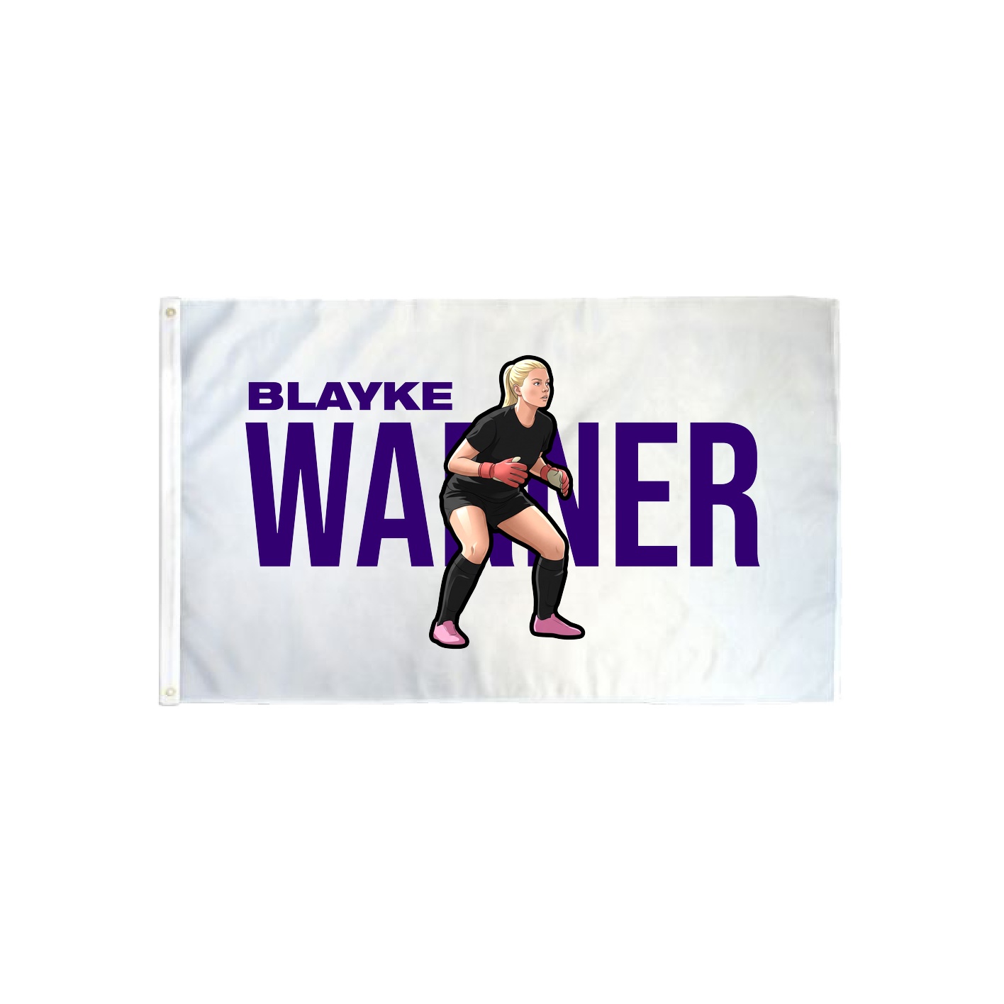 3x5 Flag — Player Name in Classic