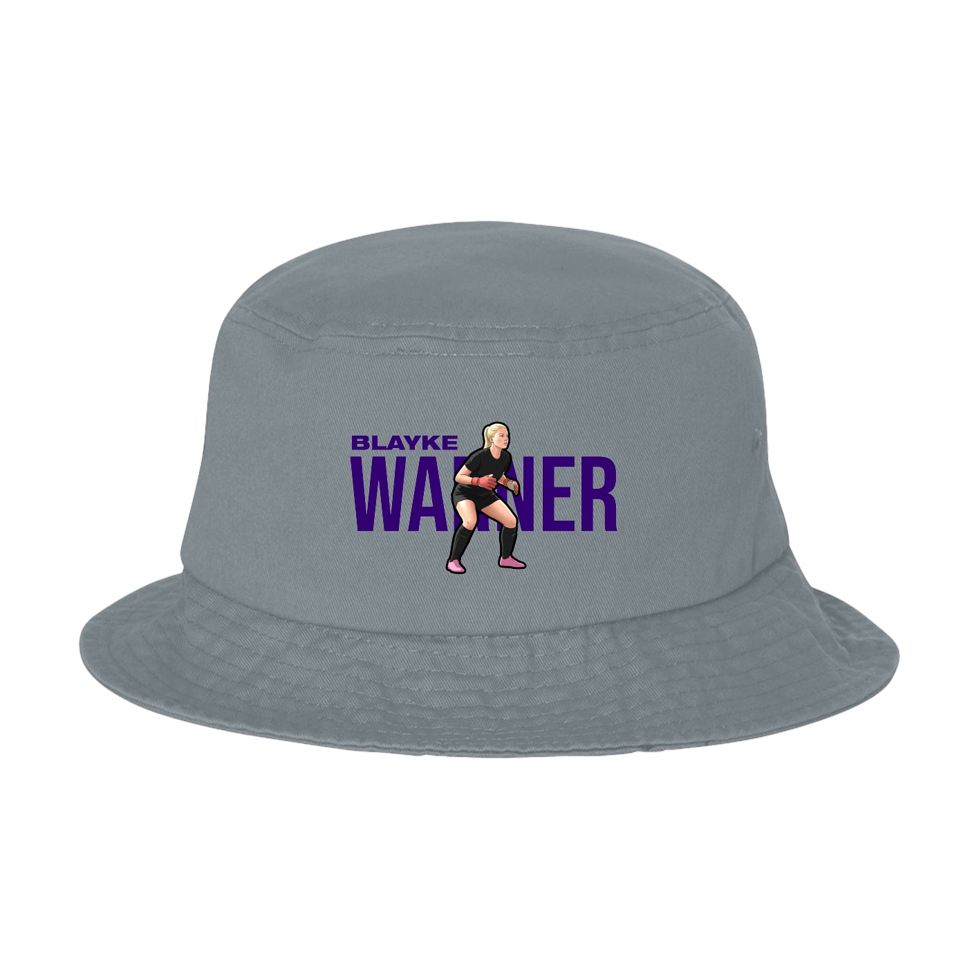 Bucket Cap — Player Name in Grey