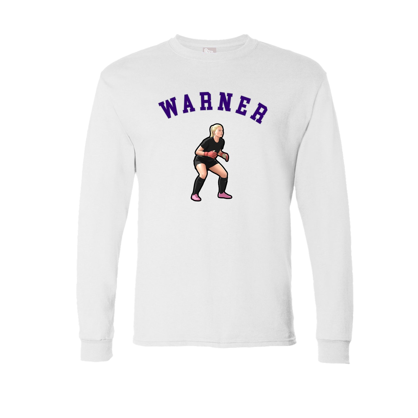 Long Sleeve Tee — Shirsey Arch in White