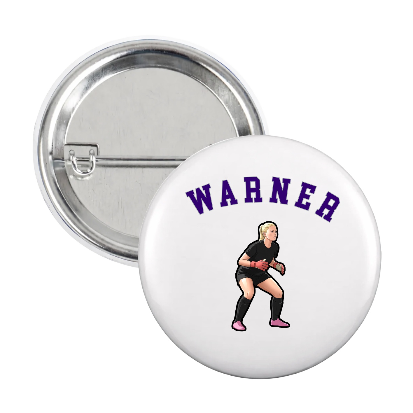 Game Day Button — Shirsey Arch in White