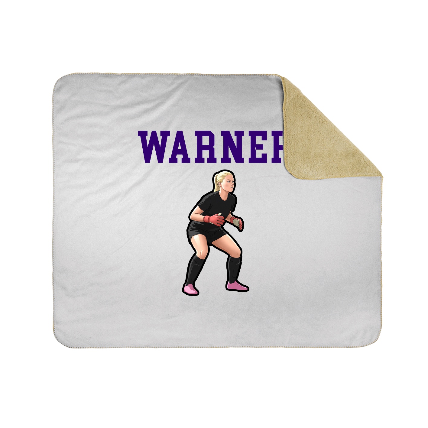 Throw Blanket — Shirsey in White