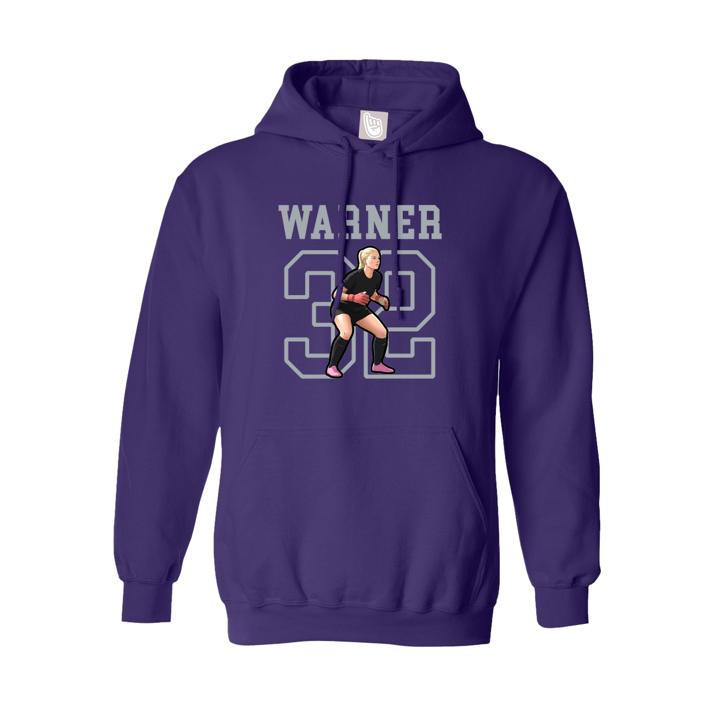 Hoodie — Shirsey in Purple