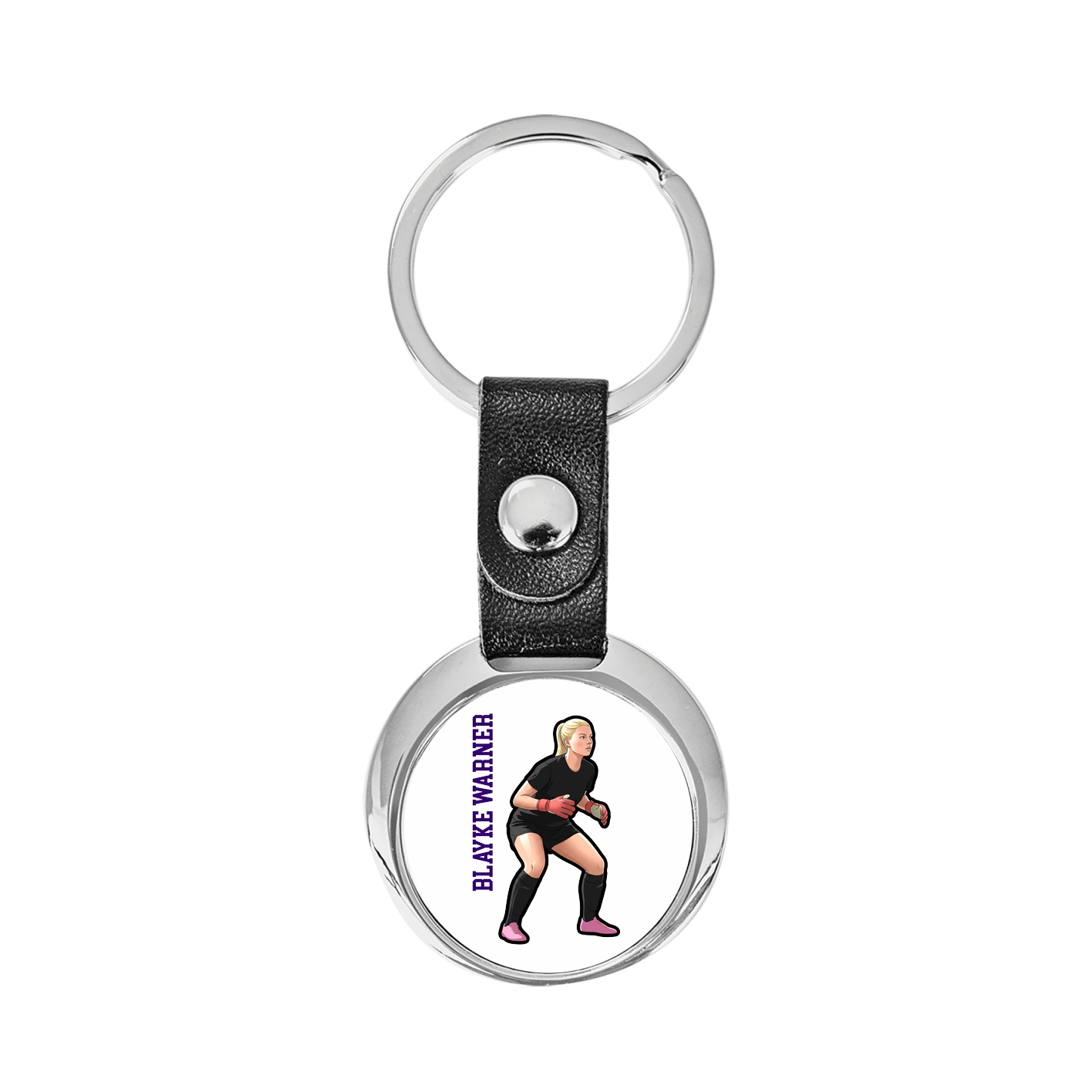 Key Chain — Name Vertical in Classic