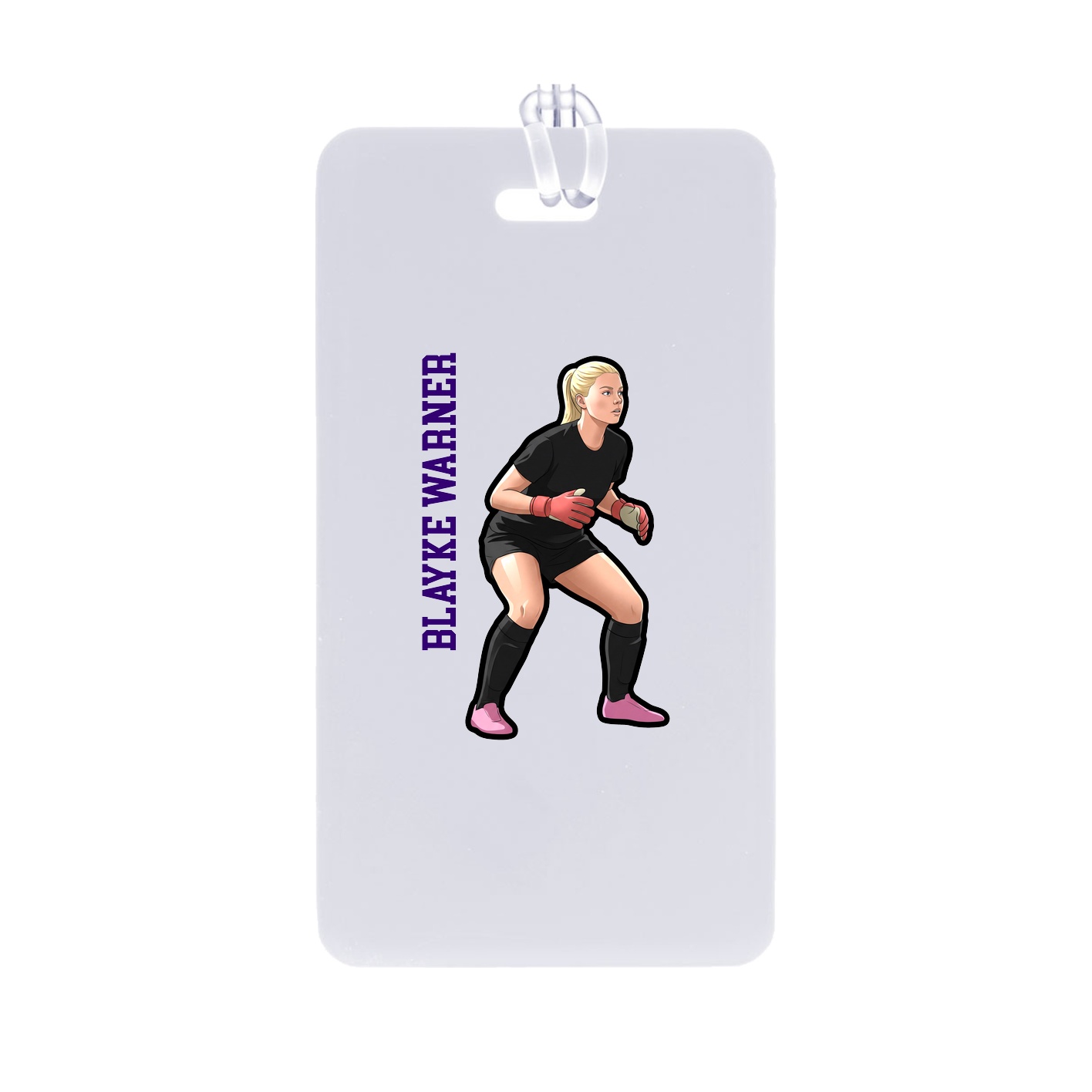 Bag Tag — Name Vertical in Classic