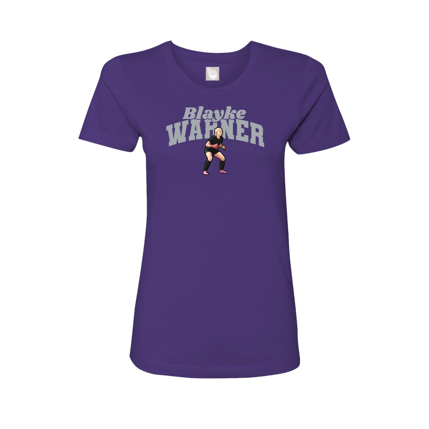 Womens Tee — Signature Arch in Purple