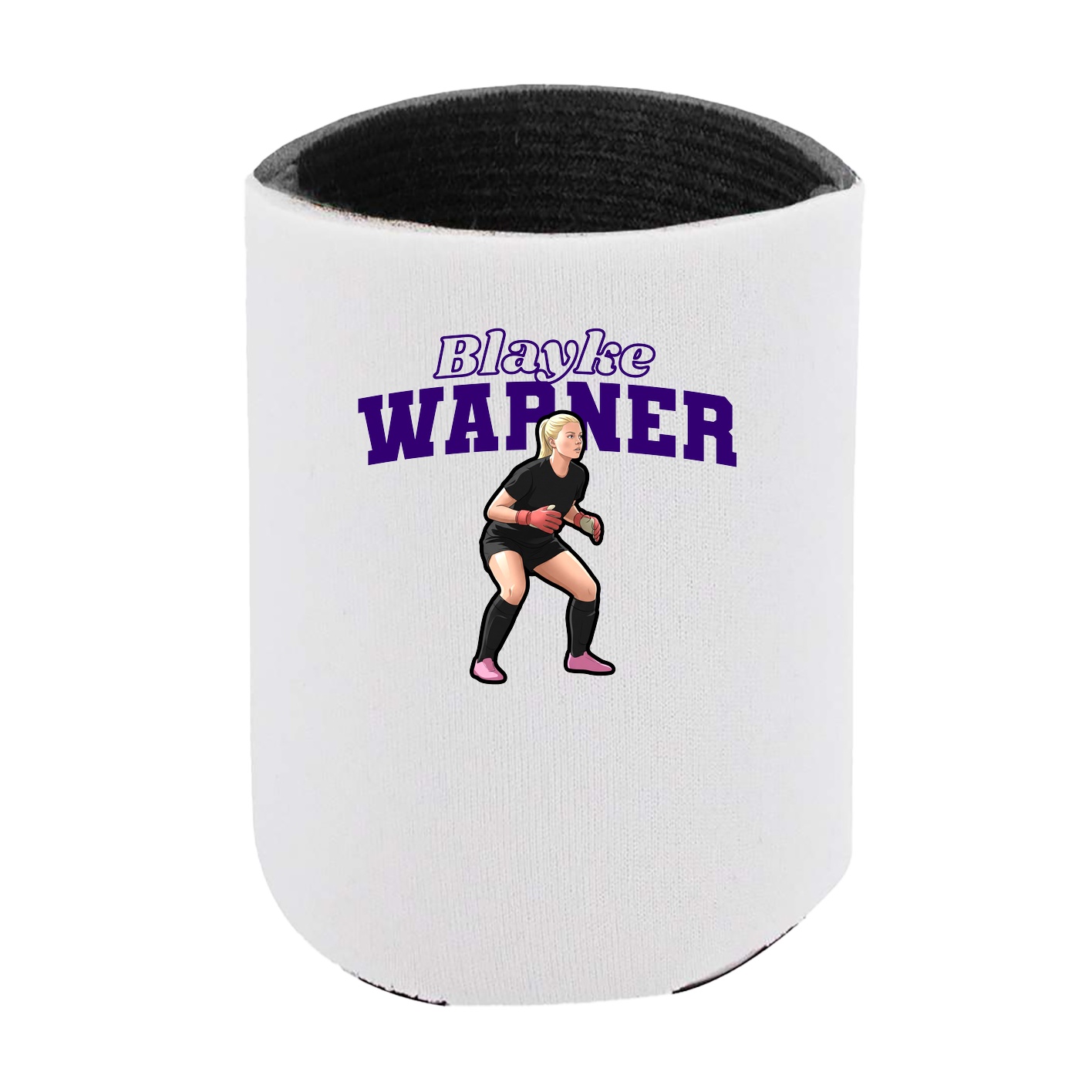 Can Holder — Name Arch in White