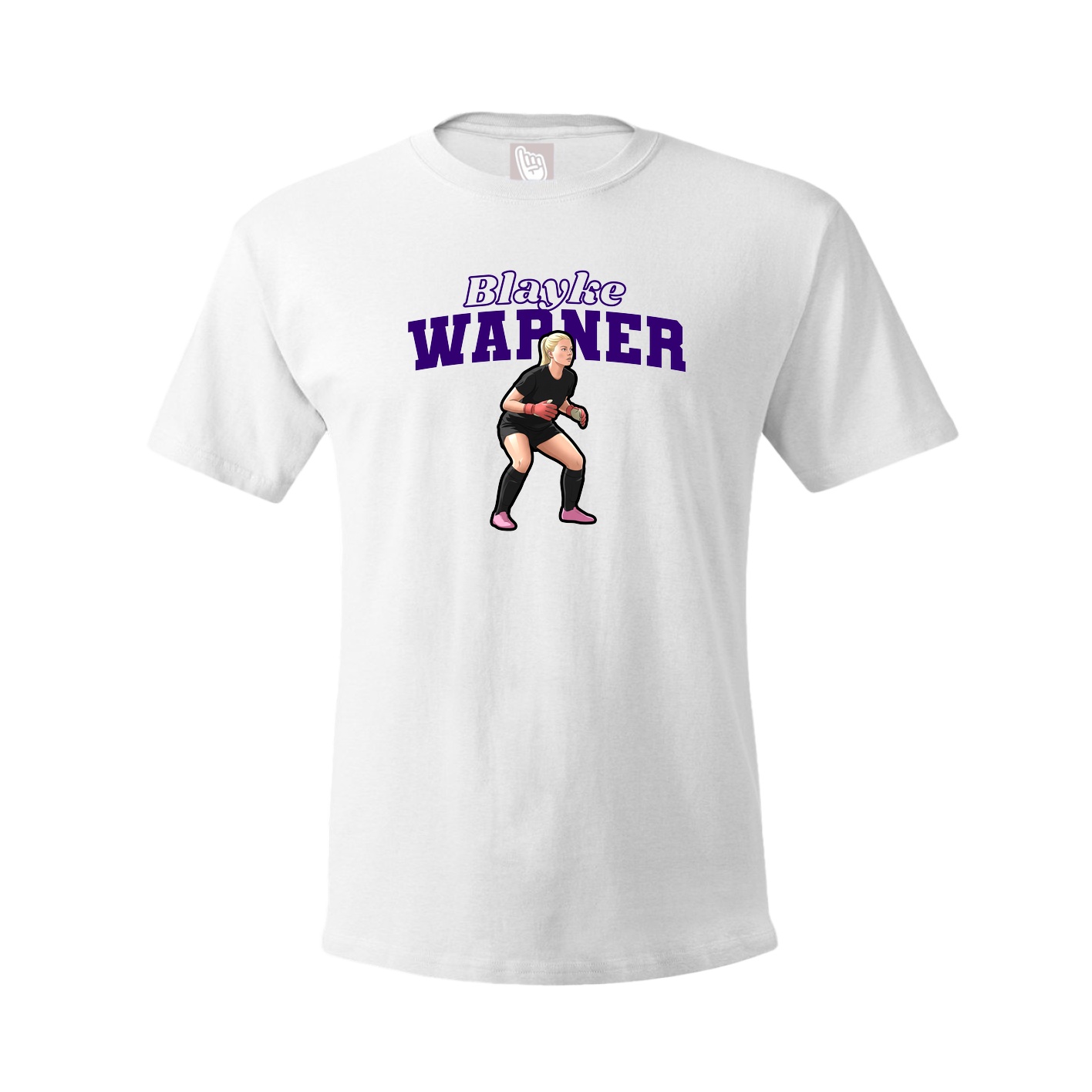 Tee — Name Arch in White
