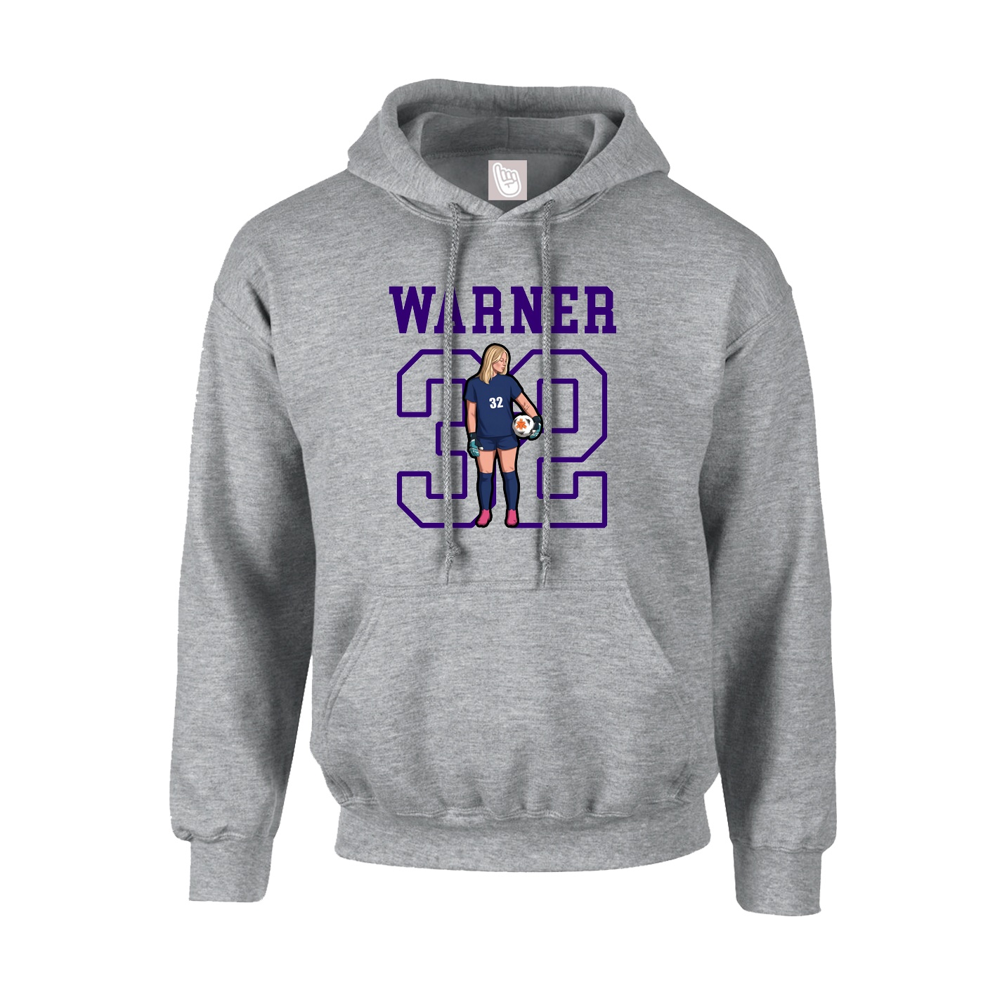 Youth Hoodie — Shirsey in Grey