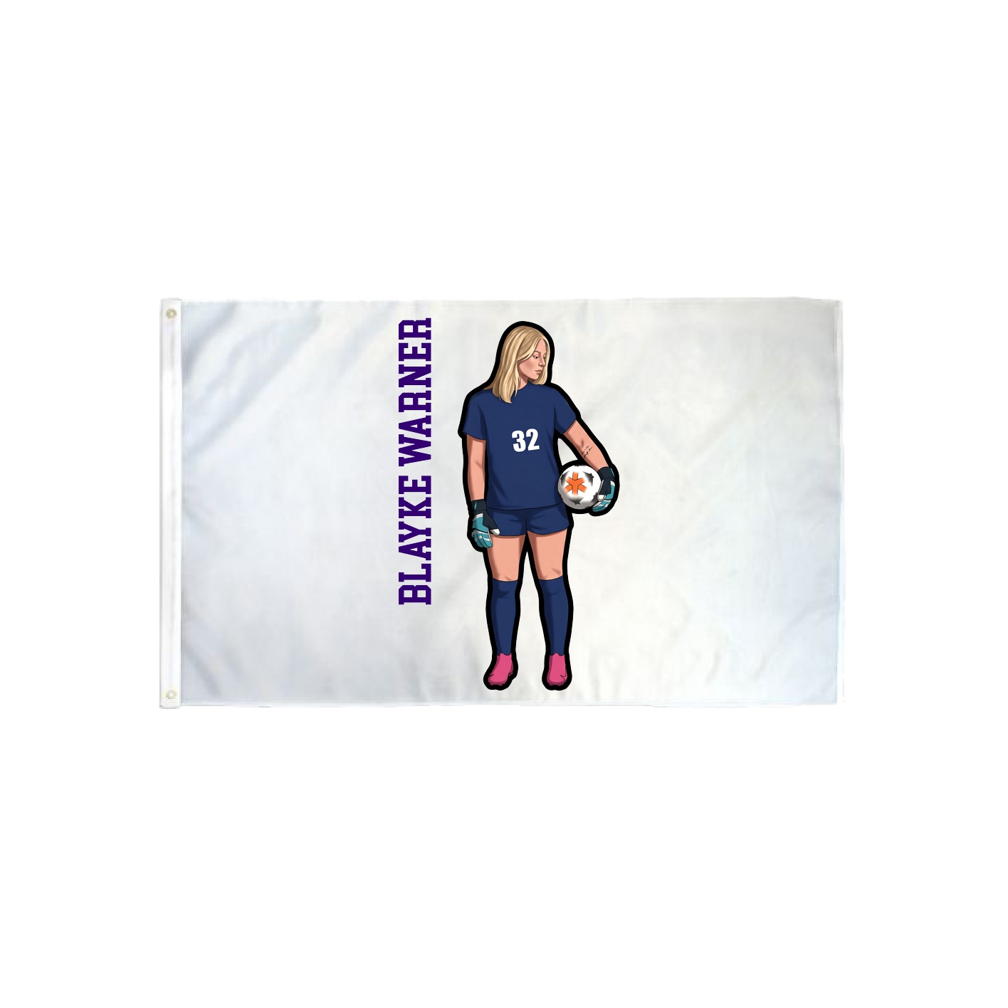 3x5 Flag — Name Vertical in Classic