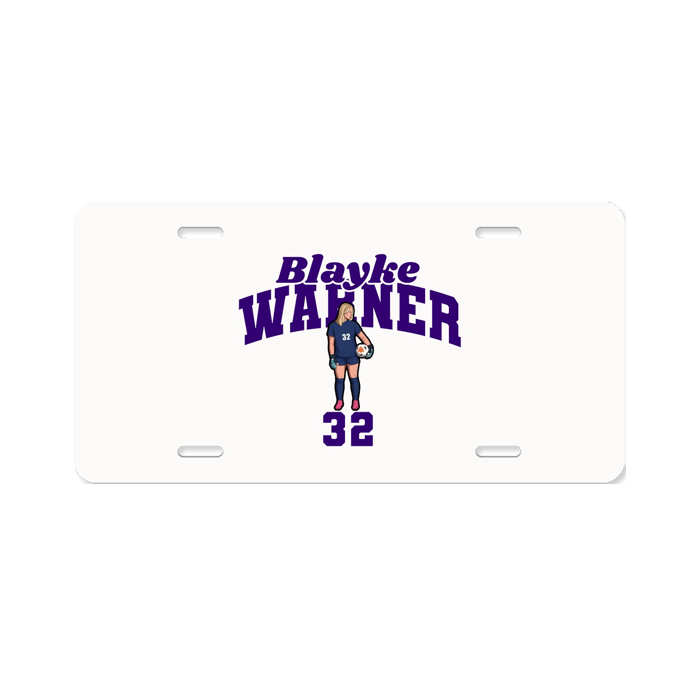 License Plate — Signature Arch in Classic