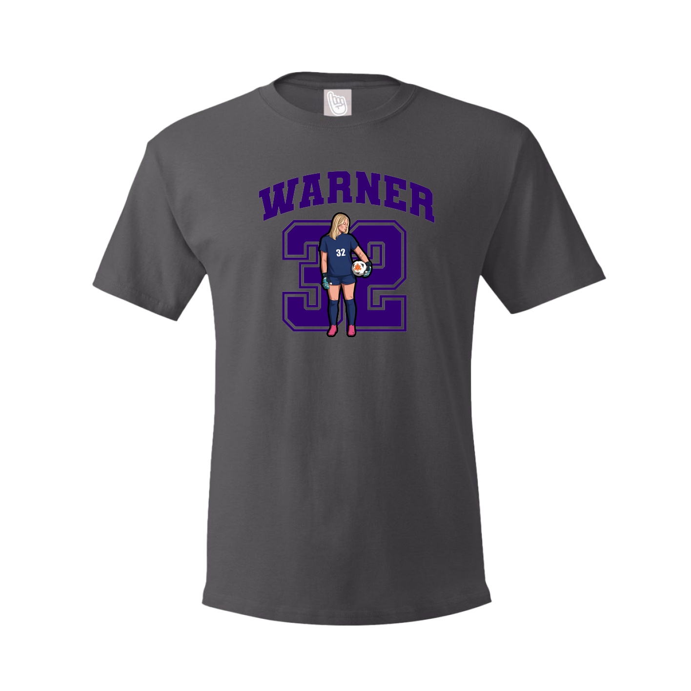 Tee — Number in Grey