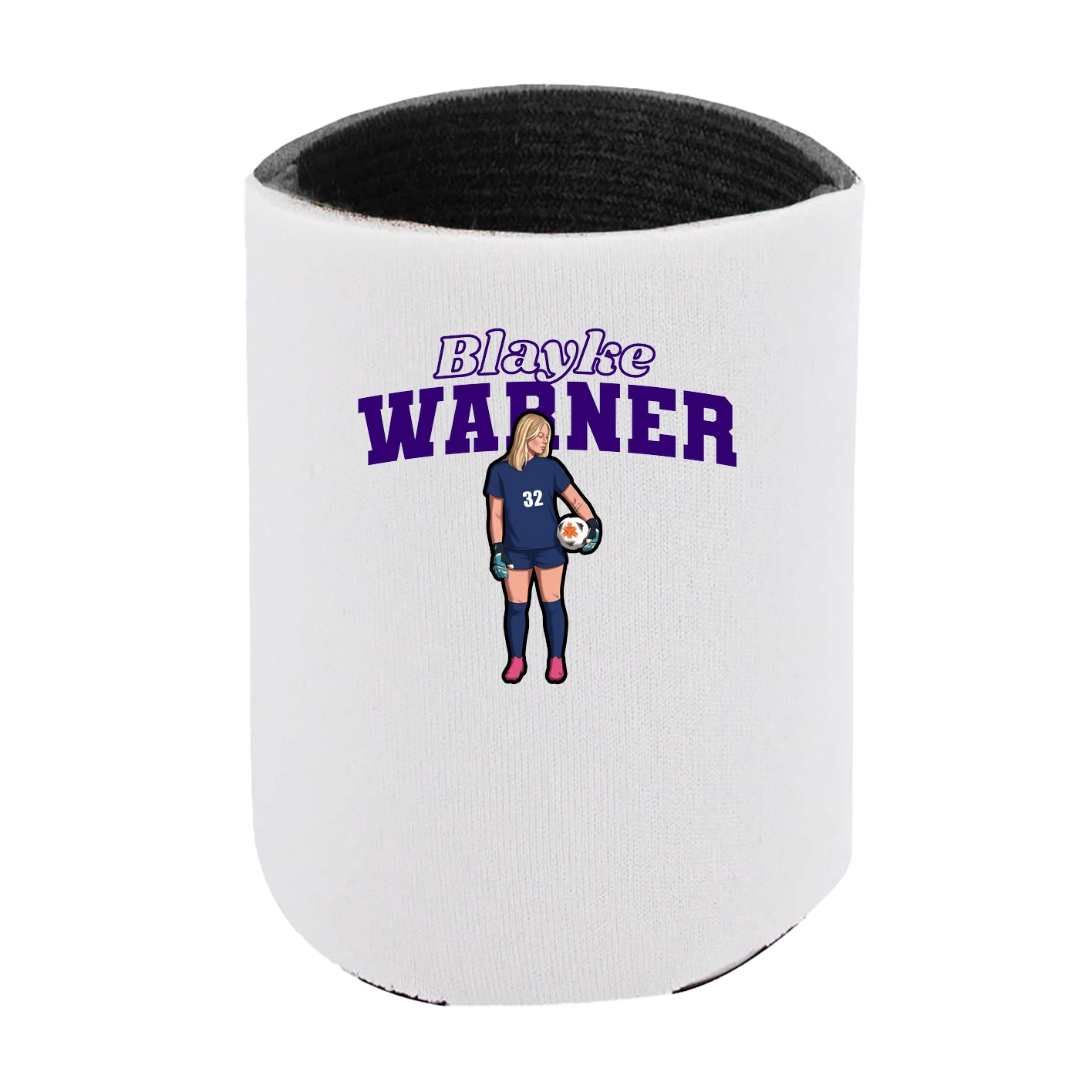 Can Holder — Name Arch in White