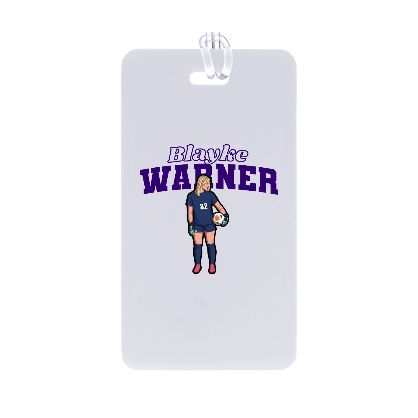 Bag Tag — Name Arch in Classic